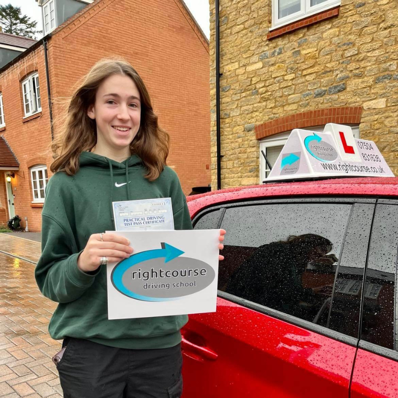 Right Course Learner Passes Driving Test