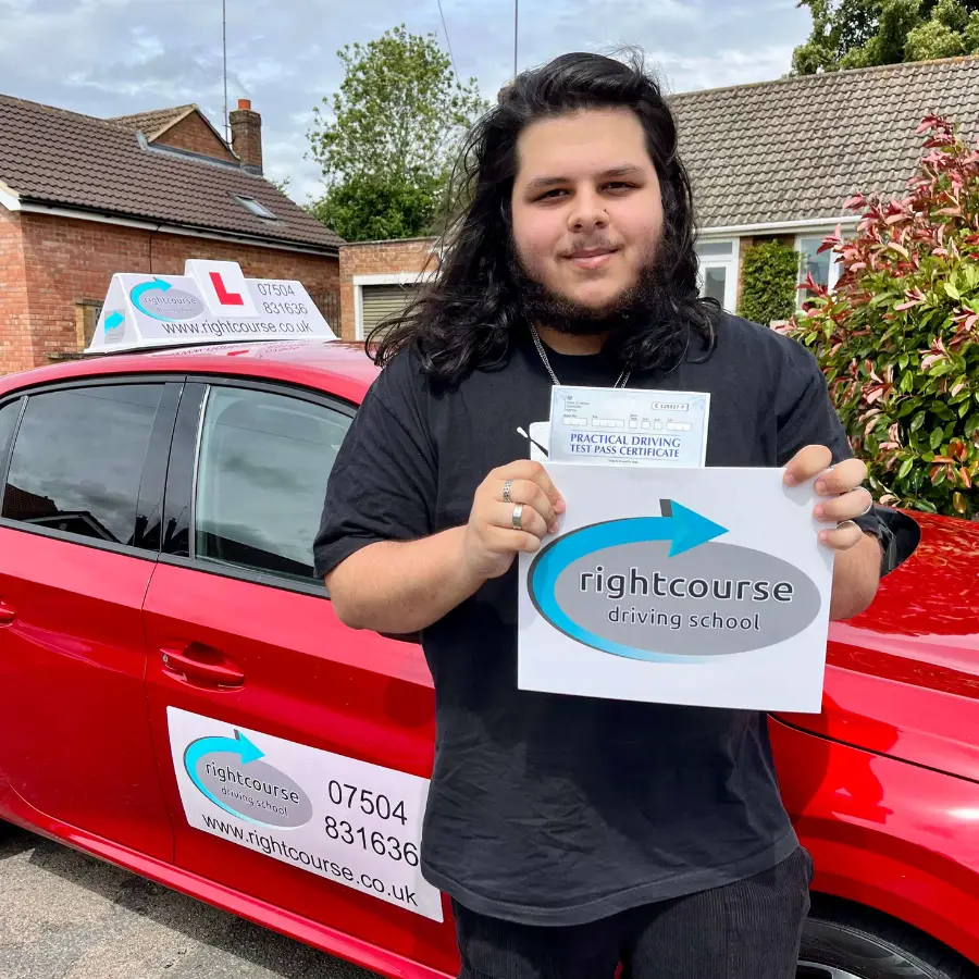 Daanyal With His Pass Certificate