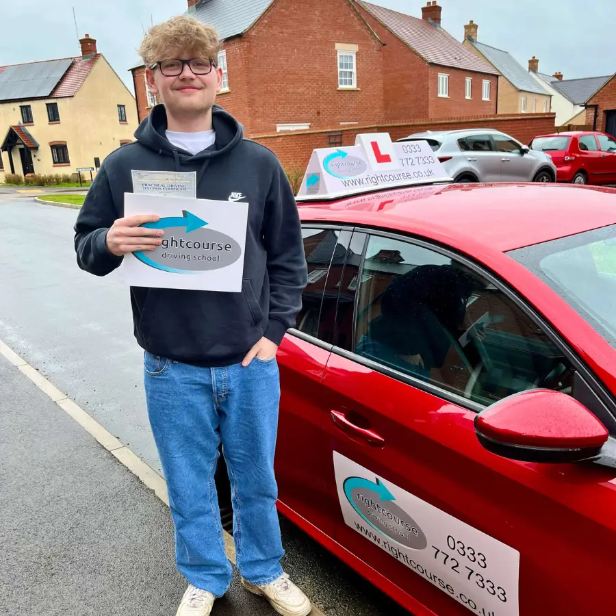 Right Course Learner George With His Pass Certificate