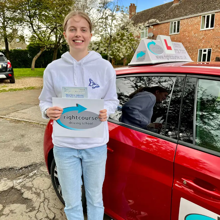 Georgina With Her Pass Certificate