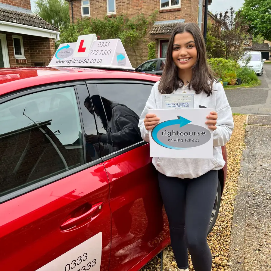 Naima With Her Pass Certificate