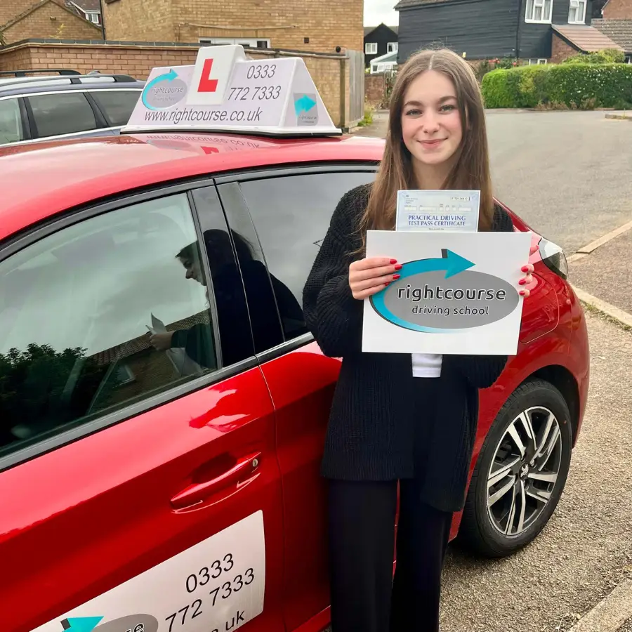 Danniella With Her Pass Certificate