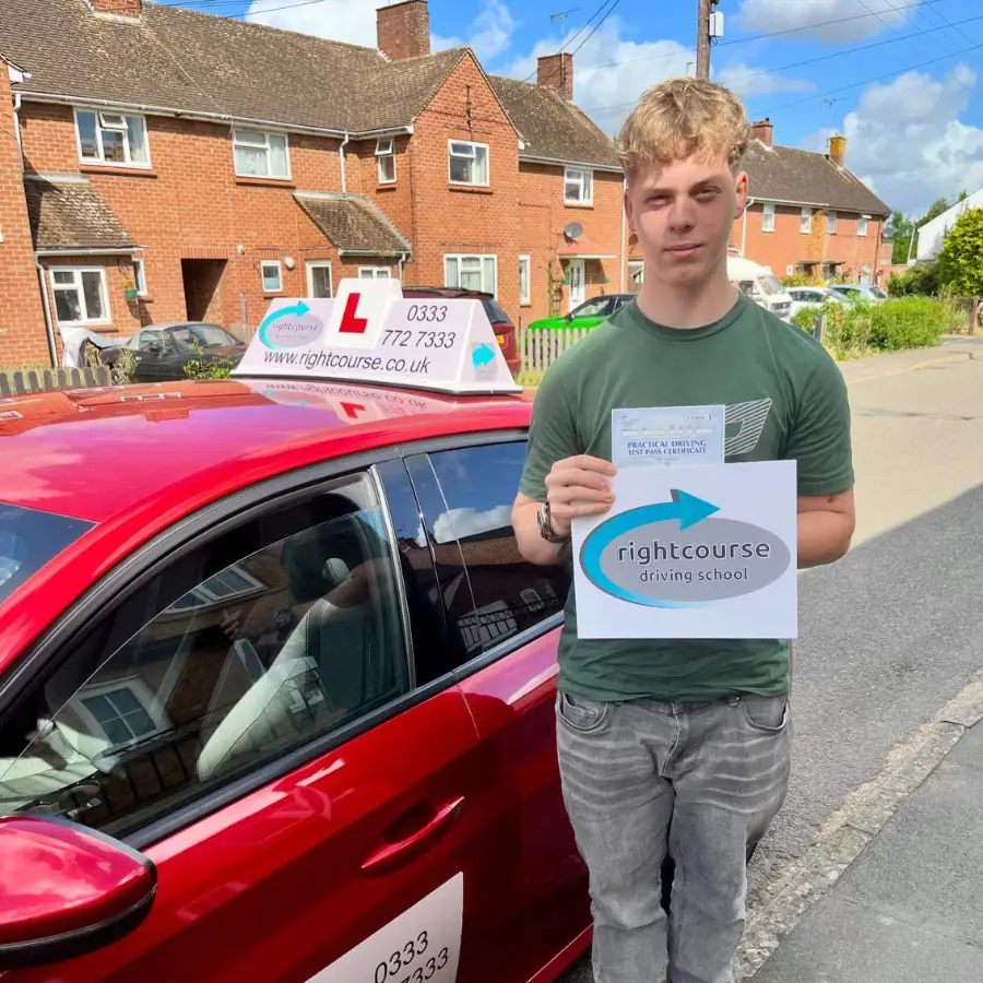Edward With His Pass Certificate