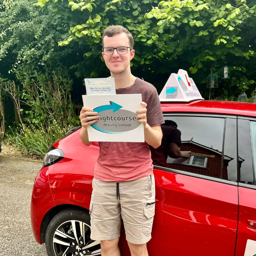 Joshua With His Pass Certificate